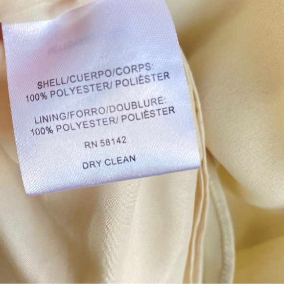 Gal Meets Glam Juliet Ruffled Hi-Low Ivory White Cowl Neck Sleeveless Midi dress - Picture 14 of 15